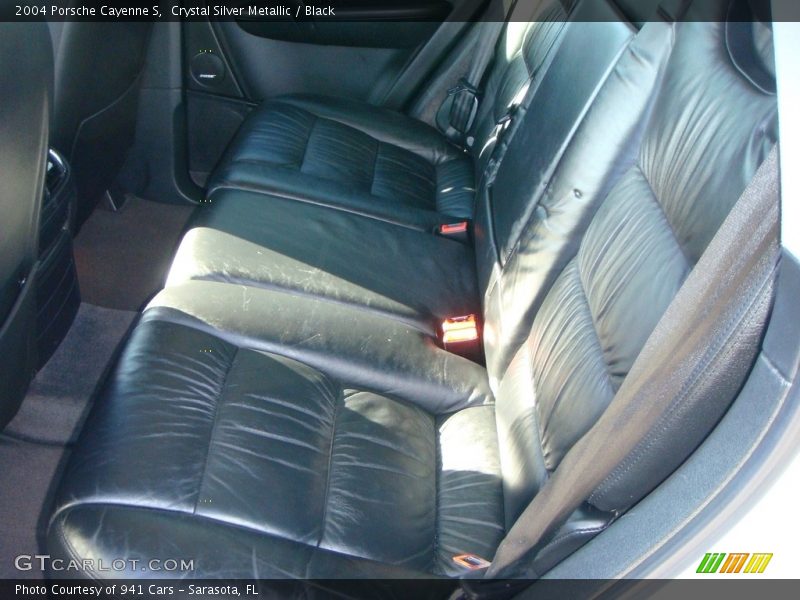 Crystal Silver Metallic / Black 2004 Porsche Cayenne S