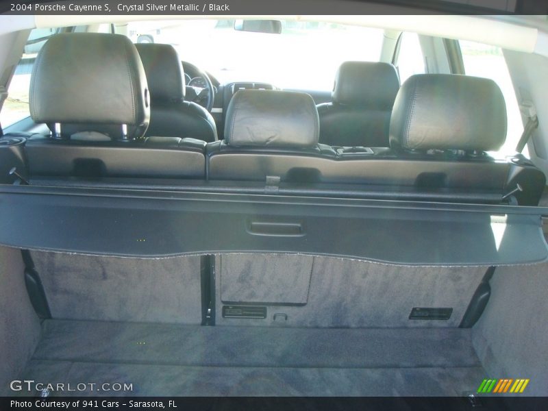 Crystal Silver Metallic / Black 2004 Porsche Cayenne S