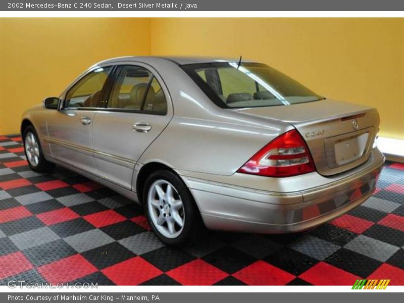 Desert Silver Metallic / Java 2002 Mercedes-Benz C 240 Sedan