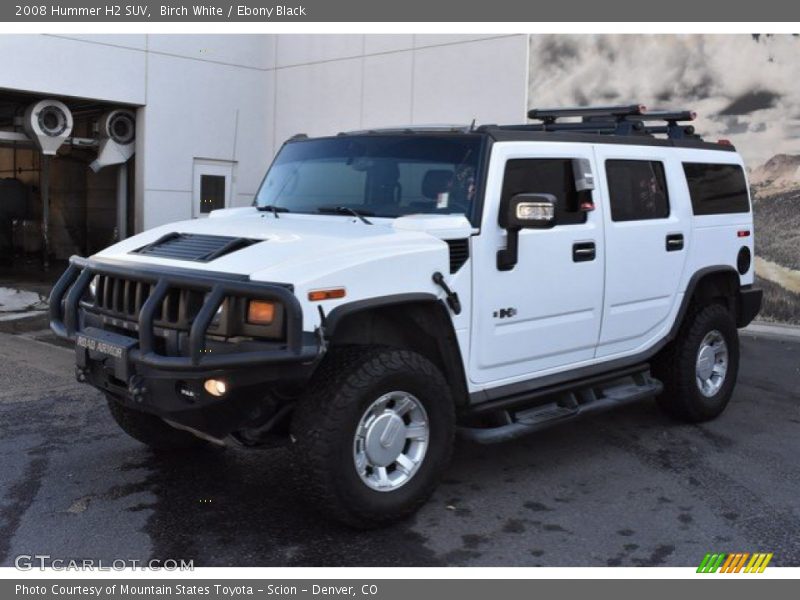 Birch White / Ebony Black 2008 Hummer H2 SUV