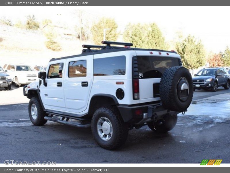 Birch White / Ebony Black 2008 Hummer H2 SUV