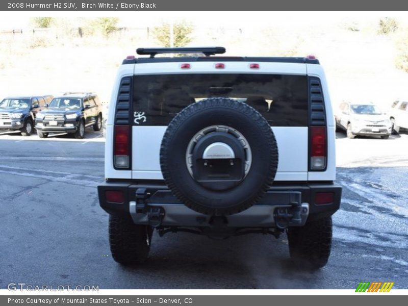 Birch White / Ebony Black 2008 Hummer H2 SUV