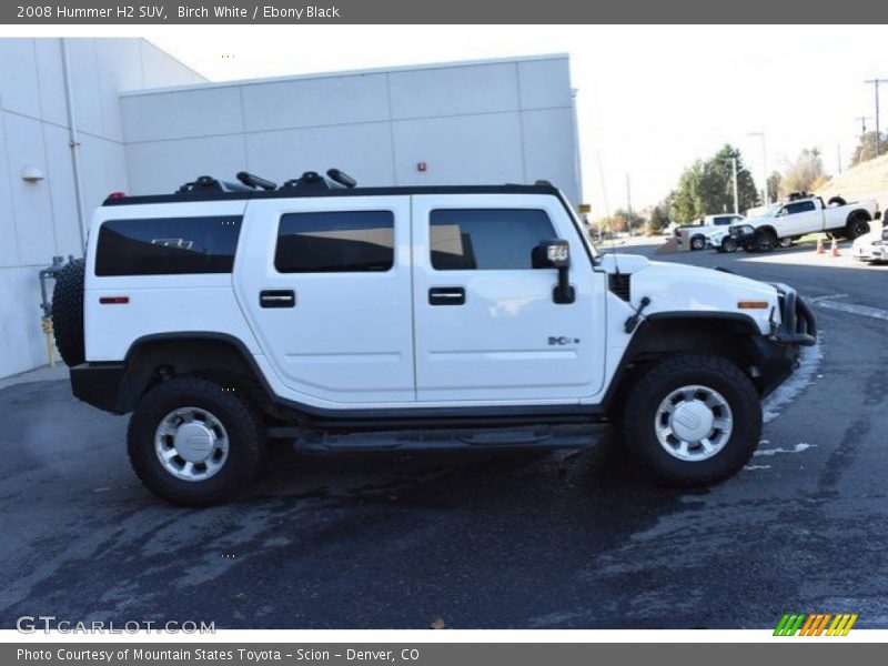 Birch White / Ebony Black 2008 Hummer H2 SUV
