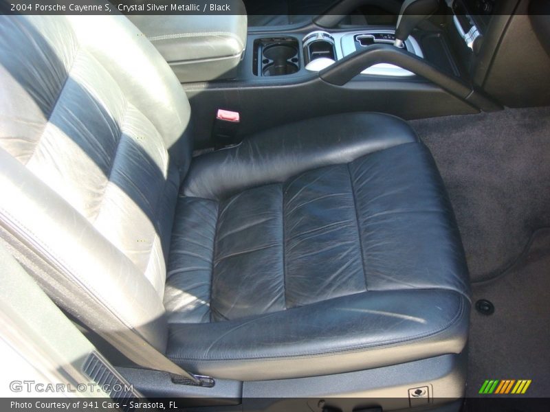 Crystal Silver Metallic / Black 2004 Porsche Cayenne S
