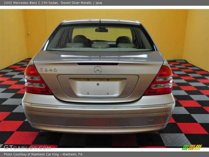 Desert Silver Metallic / Java 2002 Mercedes-Benz C 240 Sedan