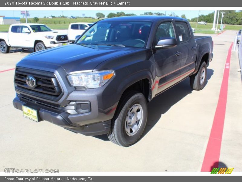 Magnetic Gray Metallic / Cement 2020 Toyota Tacoma SR Double Cab
