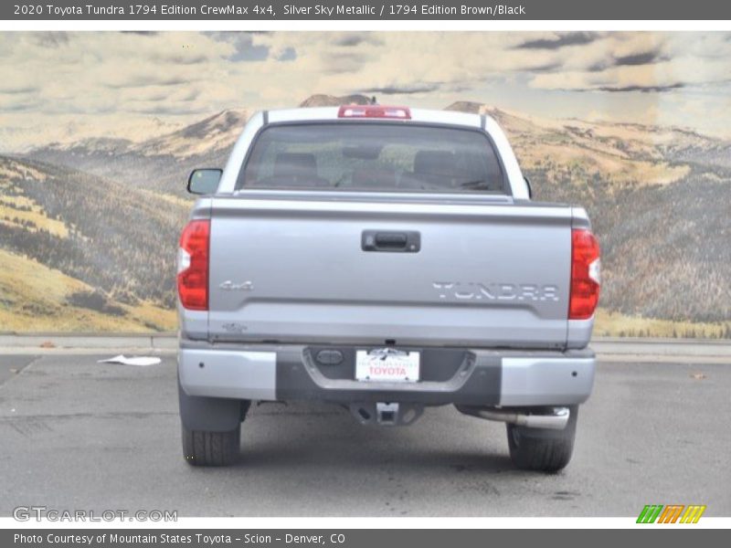 Silver Sky Metallic / 1794 Edition Brown/Black 2020 Toyota Tundra 1794 Edition CrewMax 4x4