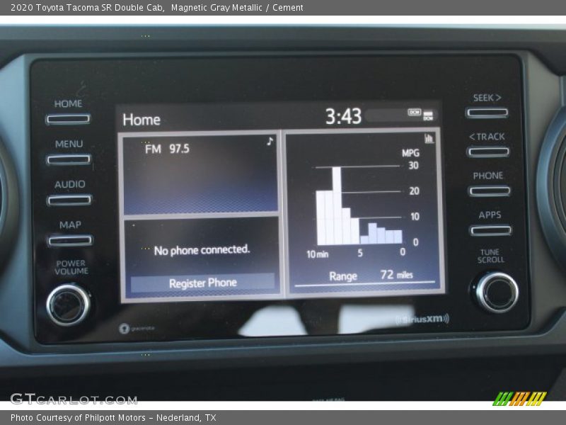 Magnetic Gray Metallic / Cement 2020 Toyota Tacoma SR Double Cab