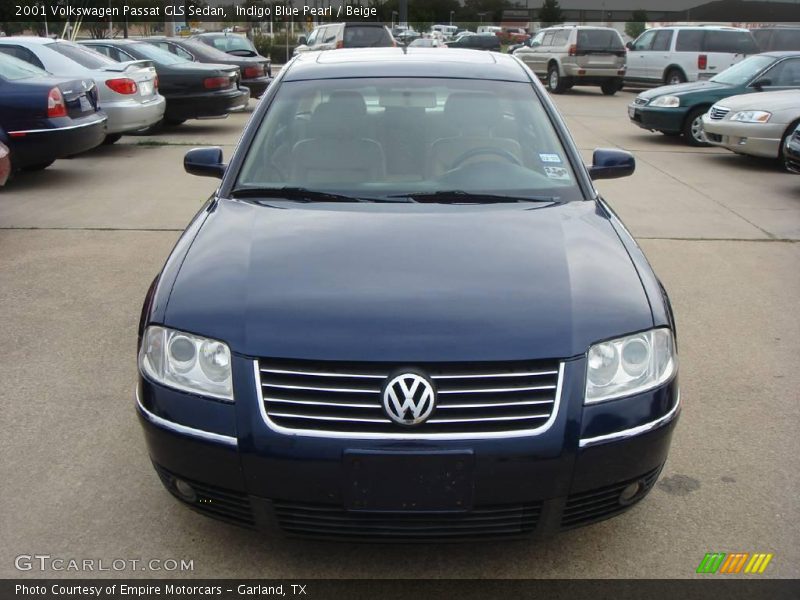 Indigo Blue Pearl / Beige 2001 Volkswagen Passat GLS Sedan