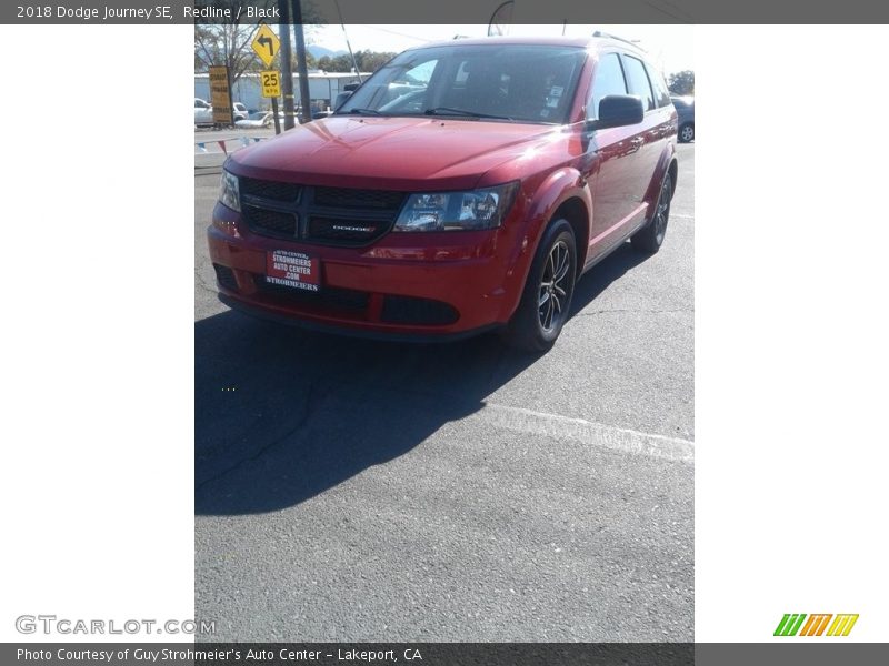 Redline / Black 2018 Dodge Journey SE