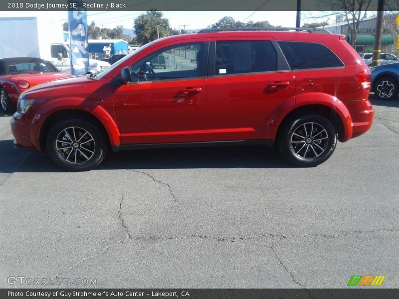 Redline / Black 2018 Dodge Journey SE
