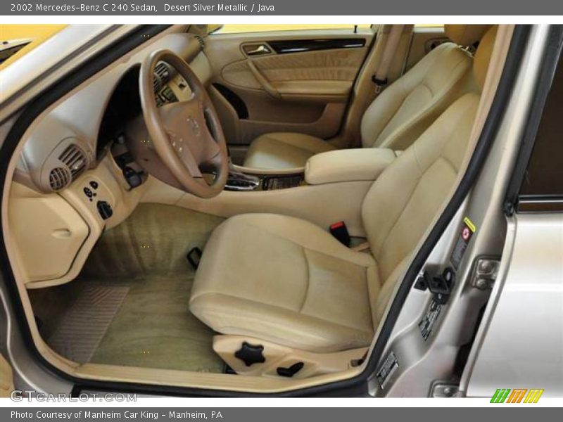 Desert Silver Metallic / Java 2002 Mercedes-Benz C 240 Sedan