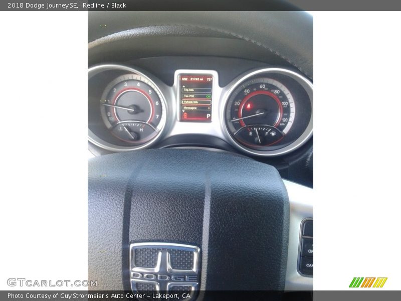 Redline / Black 2018 Dodge Journey SE