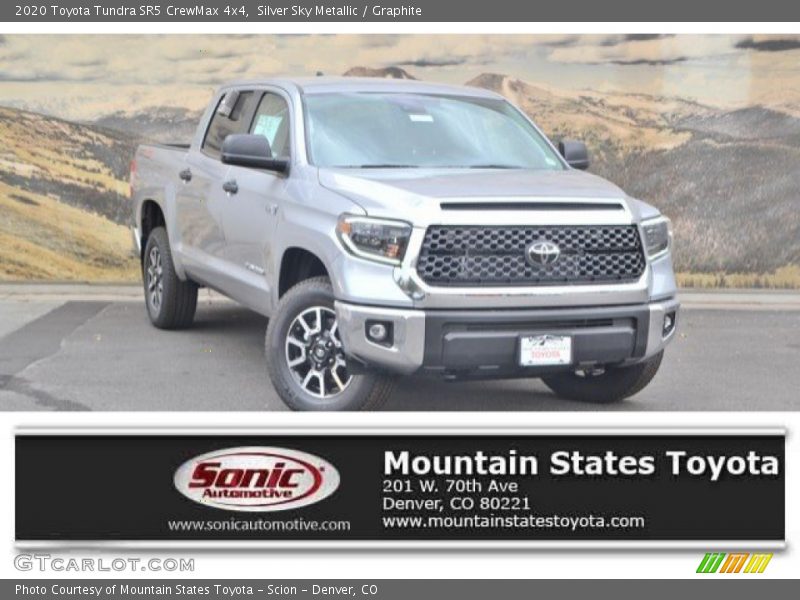 Silver Sky Metallic / Graphite 2020 Toyota Tundra SR5 CrewMax 4x4