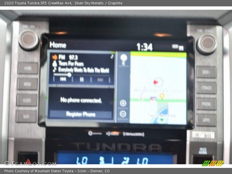 Silver Sky Metallic / Graphite 2020 Toyota Tundra SR5 CrewMax 4x4