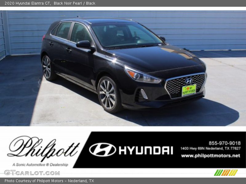 Black Noir Pearl / Black 2020 Hyundai Elantra GT