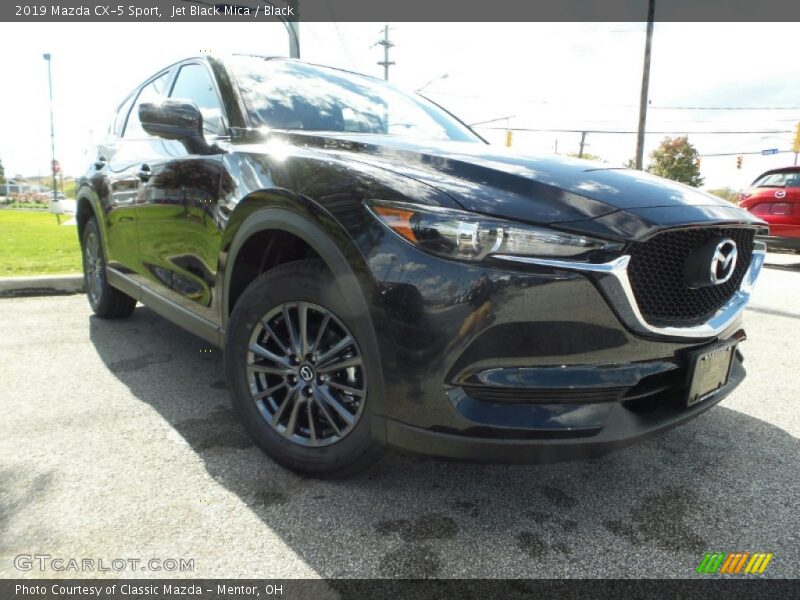 Jet Black Mica / Black 2019 Mazda CX-5 Sport