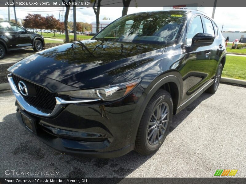 Jet Black Mica / Black 2019 Mazda CX-5 Sport