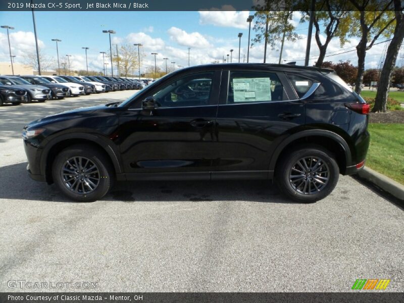 Jet Black Mica / Black 2019 Mazda CX-5 Sport