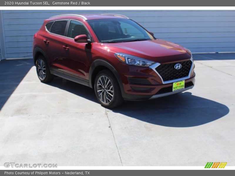 Gemstone Red / Black 2020 Hyundai Tucson SEL