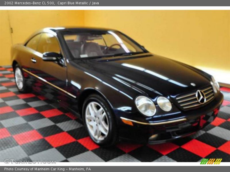Capri Blue Metallic / Java 2002 Mercedes-Benz CL 500