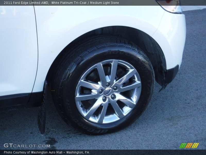 White Platinum Tri-Coat / Medium Light Stone 2011 Ford Edge Limited AWD