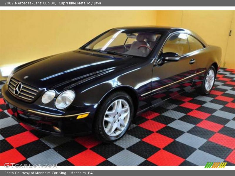 Capri Blue Metallic / Java 2002 Mercedes-Benz CL 500