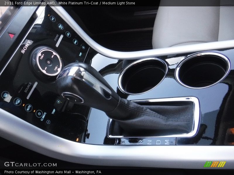 White Platinum Tri-Coat / Medium Light Stone 2011 Ford Edge Limited AWD