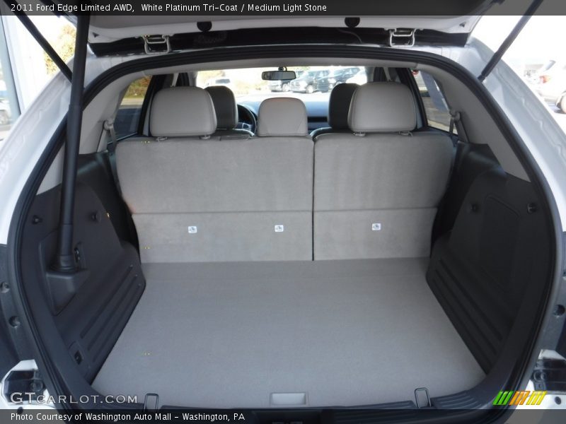 White Platinum Tri-Coat / Medium Light Stone 2011 Ford Edge Limited AWD