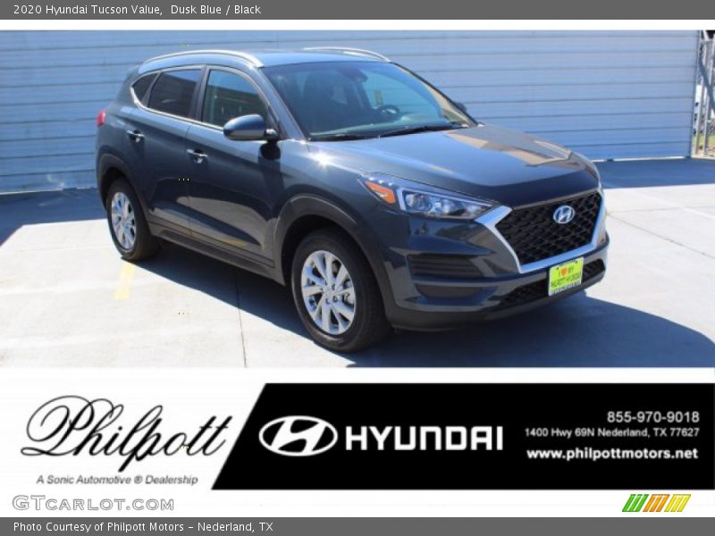 Dusk Blue / Black 2020 Hyundai Tucson Value