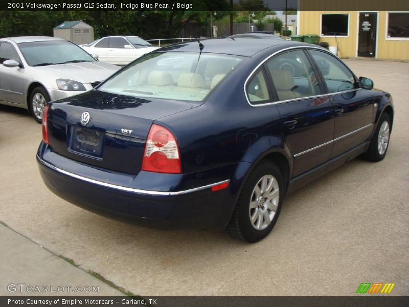 Indigo Blue Pearl / Beige 2001 Volkswagen Passat GLS Sedan