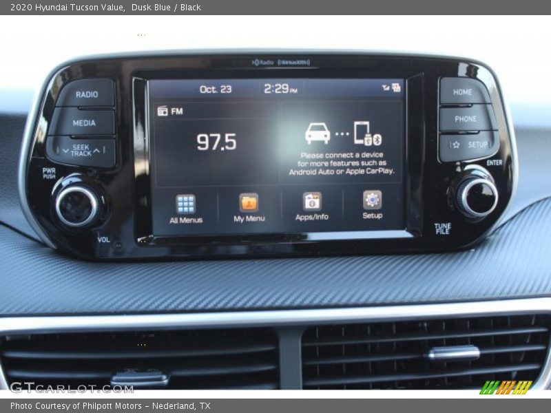 Dusk Blue / Black 2020 Hyundai Tucson Value
