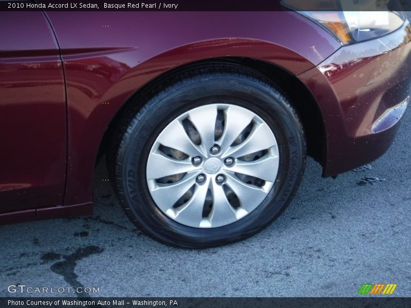 Basque Red Pearl / Ivory 2010 Honda Accord LX Sedan
