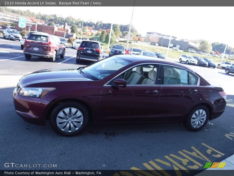 Basque Red Pearl / Ivory 2010 Honda Accord LX Sedan