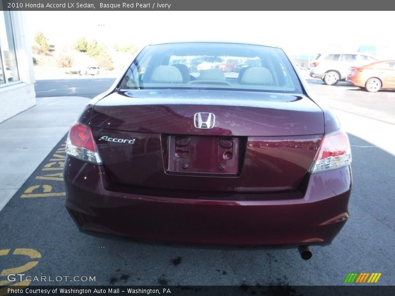 Basque Red Pearl / Ivory 2010 Honda Accord LX Sedan