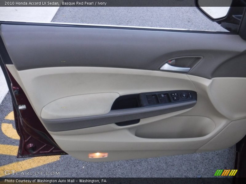 Basque Red Pearl / Ivory 2010 Honda Accord LX Sedan