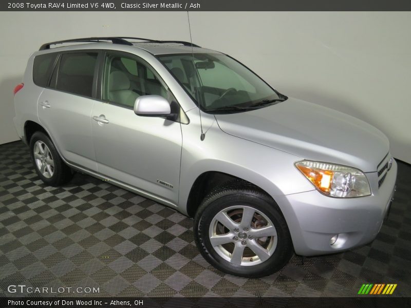 Classic Silver Metallic / Ash 2008 Toyota RAV4 Limited V6 4WD