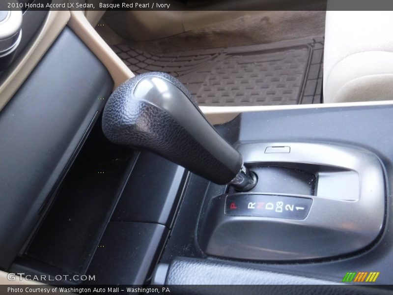 Basque Red Pearl / Ivory 2010 Honda Accord LX Sedan