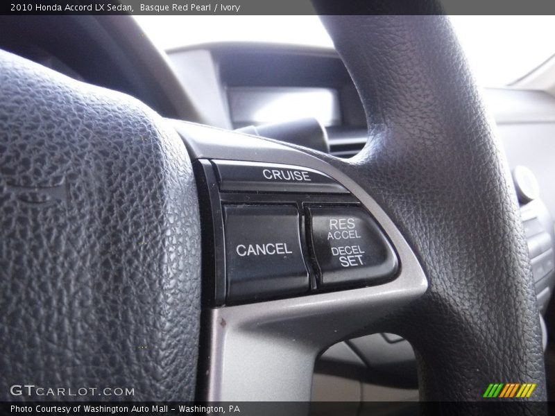 Basque Red Pearl / Ivory 2010 Honda Accord LX Sedan