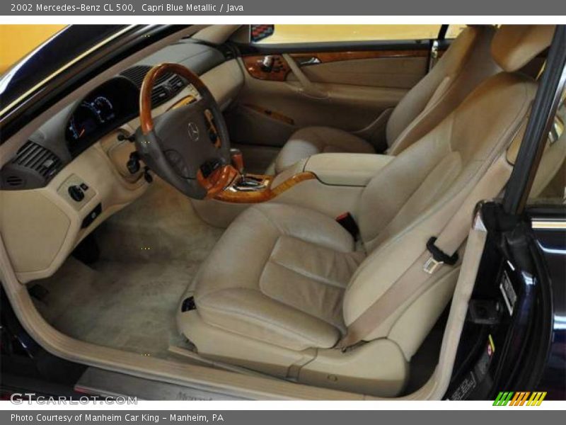 Capri Blue Metallic / Java 2002 Mercedes-Benz CL 500