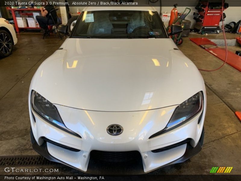 Absolute Zero / Black/Black Alcantara 2020 Toyota GR Supra 3.0 Premium