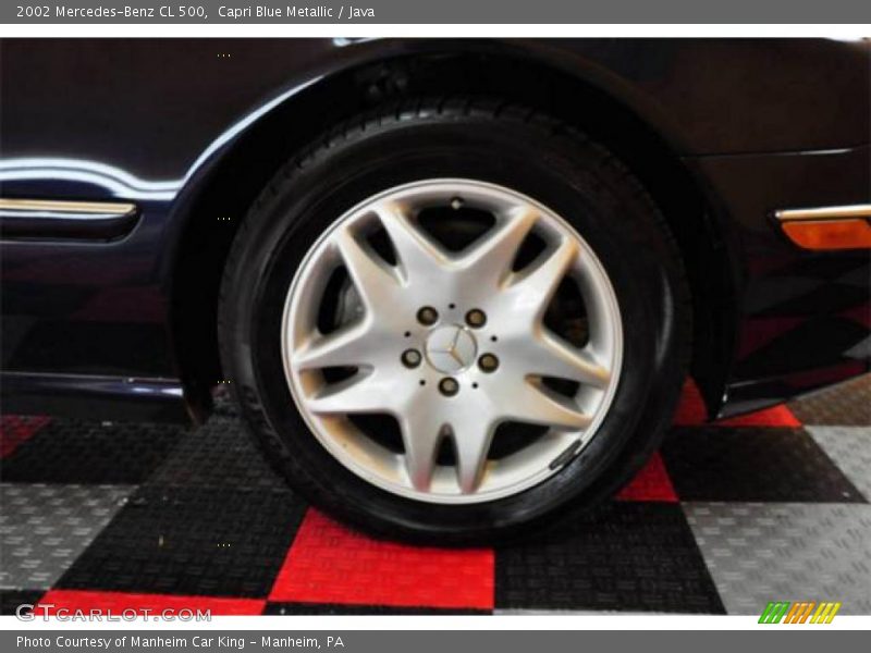 Capri Blue Metallic / Java 2002 Mercedes-Benz CL 500