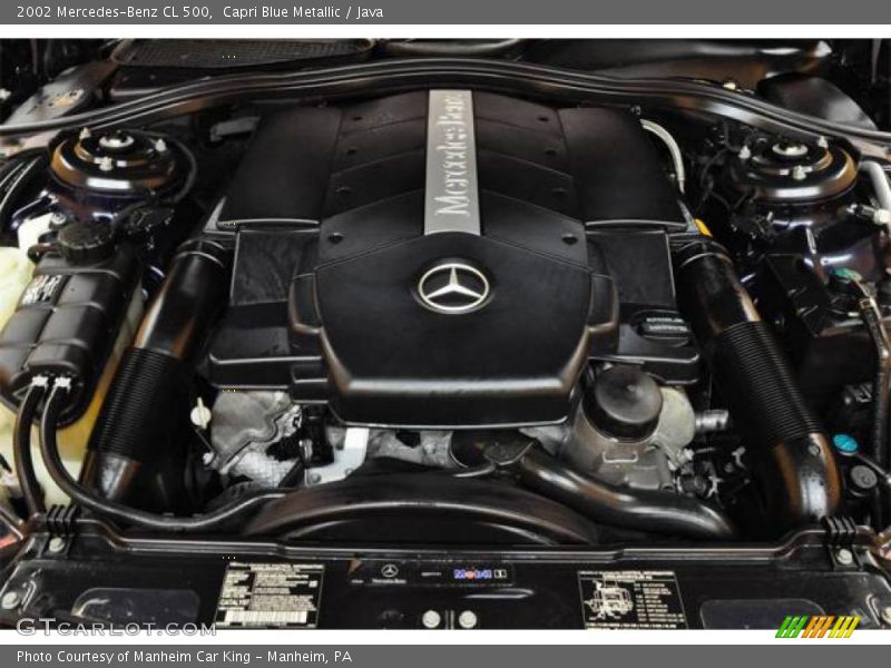 Capri Blue Metallic / Java 2002 Mercedes-Benz CL 500