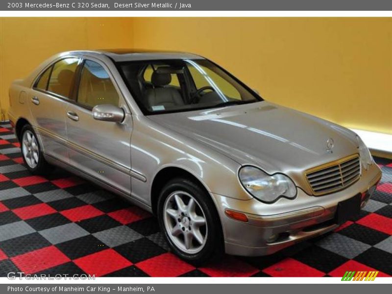 Desert Silver Metallic / Java 2003 Mercedes-Benz C 320 Sedan