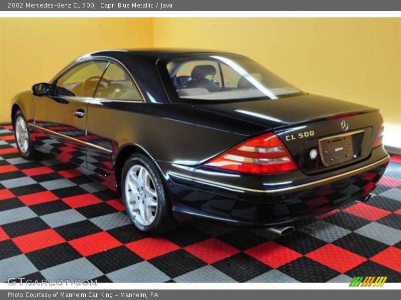 Capri Blue Metallic / Java 2002 Mercedes-Benz CL 500