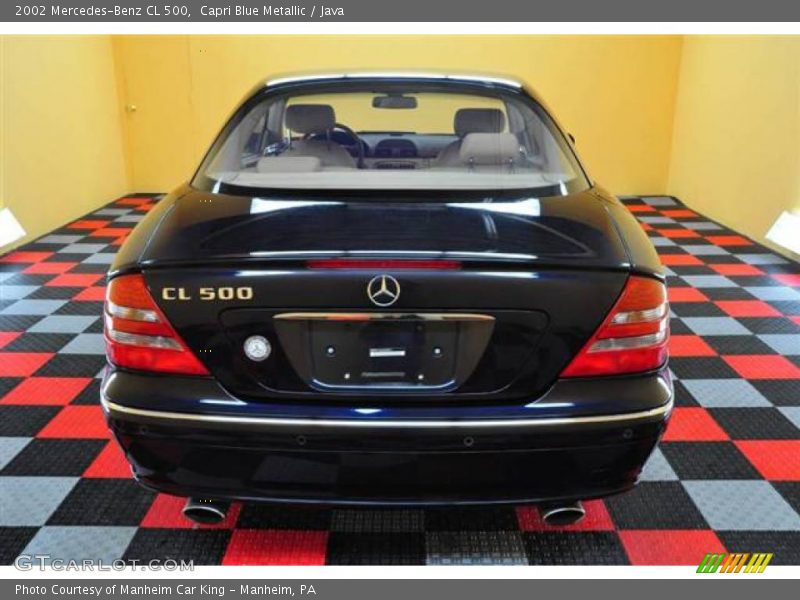 Capri Blue Metallic / Java 2002 Mercedes-Benz CL 500