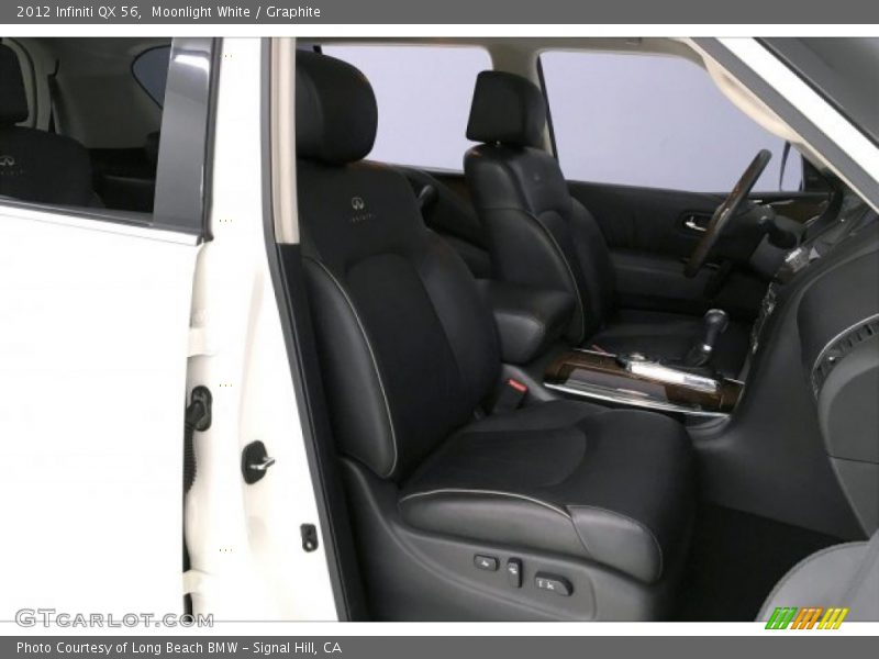 Moonlight White / Graphite 2012 Infiniti QX 56