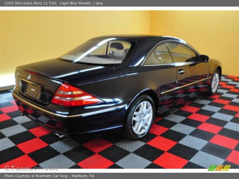 Capri Blue Metallic / Java 2002 Mercedes-Benz CL 500