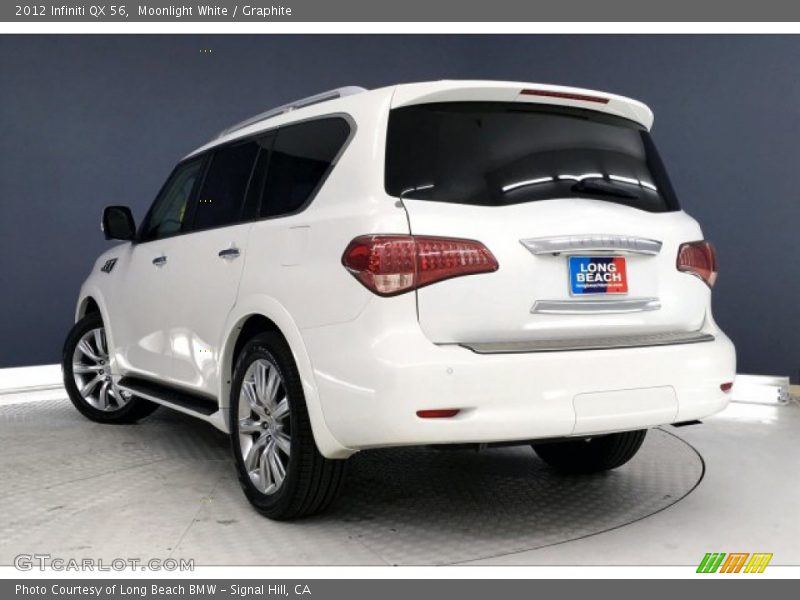 Moonlight White / Graphite 2012 Infiniti QX 56