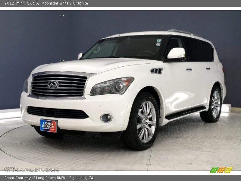 Moonlight White / Graphite 2012 Infiniti QX 56